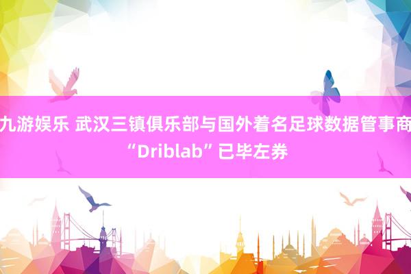 九游娱乐 武汉三镇俱乐部与国外着名足球数据管事商“Driblab”已毕左券