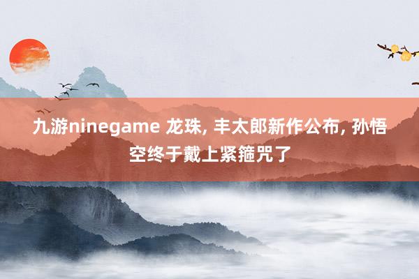 九游ninegame 龙珠， 丰太郎新作公布， 孙悟空终于戴上紧箍咒了