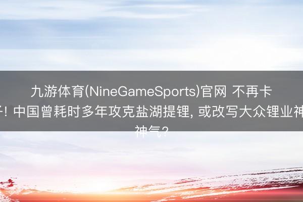 九游体育(NineGameSports)官网 不再卡脖子! 中国曾耗时多年攻克盐湖提锂， 或改写大众锂业神气?