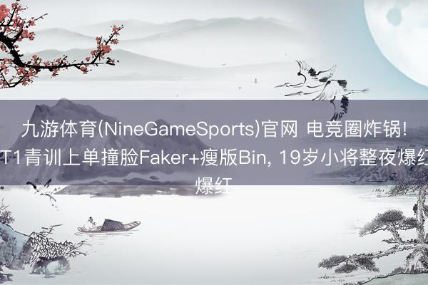 九游体育(NineGameSports)官网 电竞圈炸锅! T1青训上单撞脸Faker+瘦版Bin， 19岁小将整夜爆红
