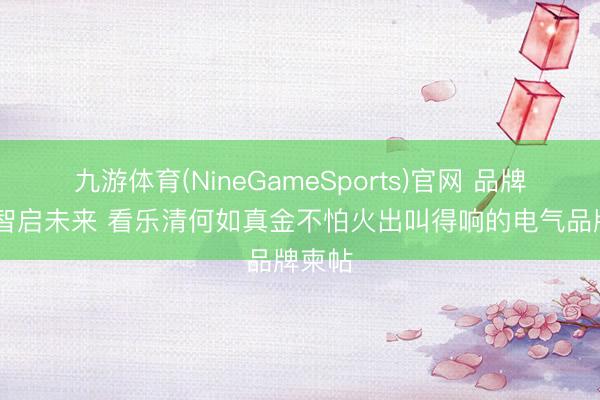 九游体育(NineGameSports)官网 品牌聚势 智启未来 看乐清何如真金不怕火出叫得响的电气品牌柬帖