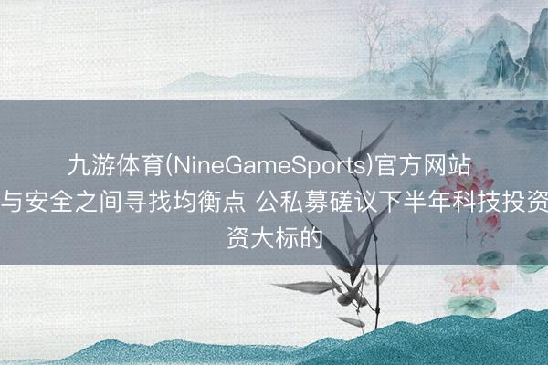 九游体育(NineGameSports)官方网站 在成长与安全之间寻找均衡点 公私募磋议下半年科技投资大标的