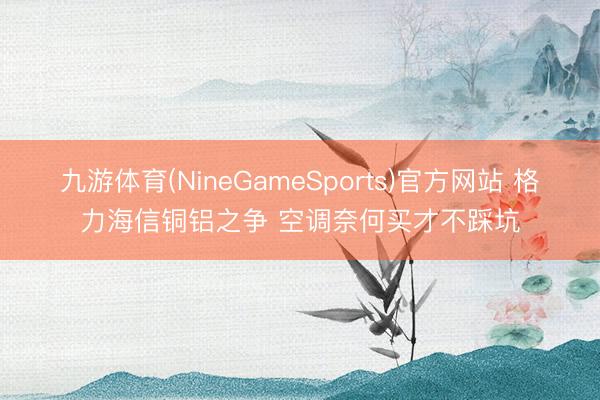 九游体育(NineGameSports)官方网站 格力海信铜铝之争 空调奈何买才不踩坑
